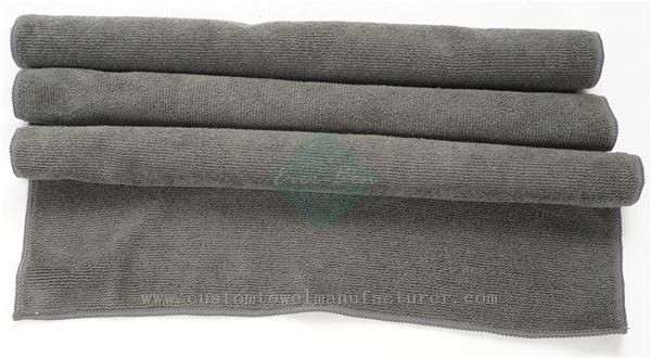 China Bulk wholesale salon towels Supplier|Microfibre Grey Cleaning Towels Producer